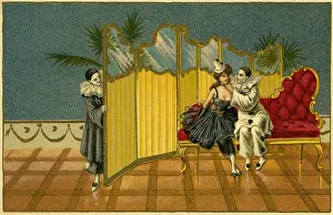Pierrette: Two pierrots and a pierrette