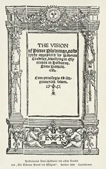 Ploughman: PIERS PLOWMAN/FRONTIS