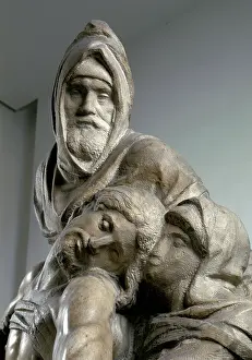 Conserved: Pieta, by Michelangelo, detail, conserved