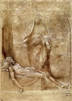 Pieta: Pieta, by Raphael