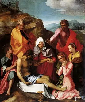 1520s: Pieta with Saints, by del Sarto