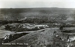 Kwazulu: Pietermaritzburg seen from Worlds View