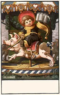 Mugs: Pig Carousel