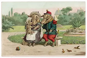 Bliss: PIG COUPLE & PIGLET 19C