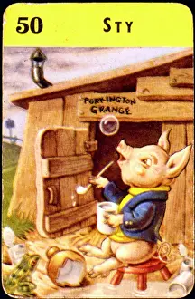 Bubbles: Piglet blowing bubbles