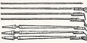 Tubes: Pikes and lances fitted with small fire tubes
