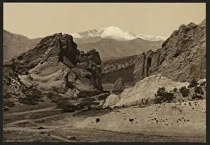 Between1898: Pike's Peak from the Garden of the Gods