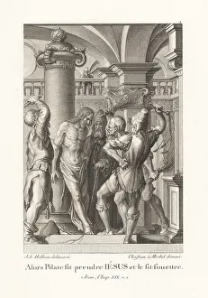 Pilate: Pilate orders Jesus Christ to be flogged by several guards
