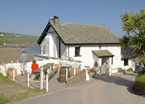 Holidaymaker: The Pilchard Inn, Burgh Island, South Devon