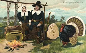 Awaits: Pilgrim Couple