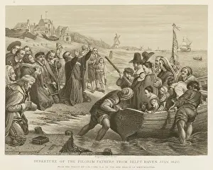Delft: Pilgrim Fathers at Delft, Netherlands