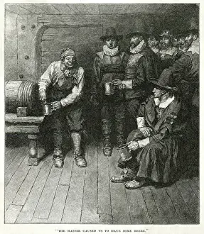 Tankard: Pilgrim Fathers First Christmas 1621