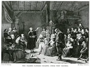 1621: Pilgrim Fathers First Meeting 1621