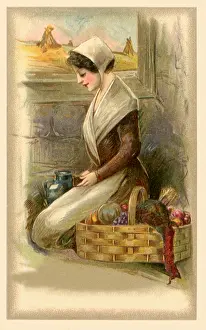 Winsch: Pilgrim kneeling and Giving Thanks
