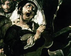 1823: A Pilgrimage to San Isidro (detail), by Goya