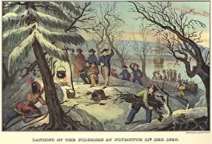 Huddling: Pilgrims at Plymouth