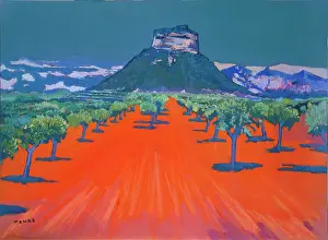 Tonks: Pillar of Alaro, Mallorca ' with Orange Grove