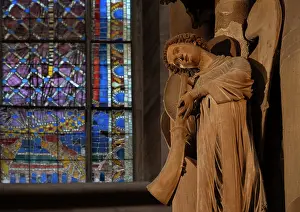 Trumpeter: Pillar of Angels, Cathedrale Notre-Dame, Strasbourg, France