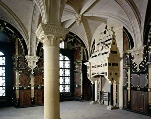 Bolsover: Pillar Chamber, Bolsover Castle