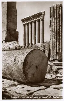 Baalbek: Pillars of the Temple of Jupiter, Baalbek, Lebanon