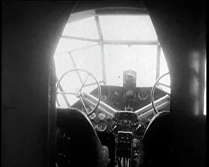Abandoning: Pilot of An Aircraft Abandoning Command Board