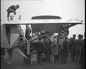 Fuelling: The Pilot Charles Augustus Lindbergh Watching