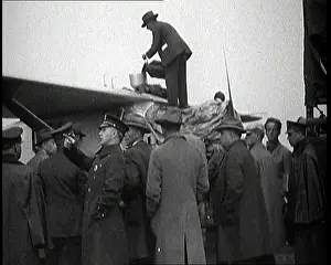 Fuelling: The Pilot Charles Augustus Lindbergh Watching