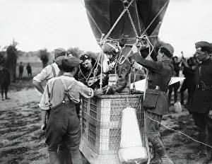 Aerostats: Pilot and Observer in the Basket of an Allied Observatio?