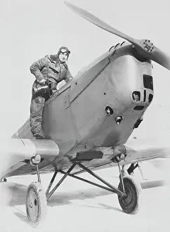 Aerofilms: Pilot and plane