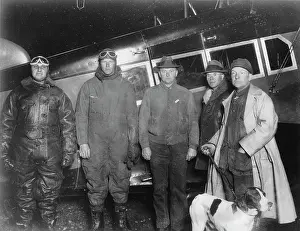 Rockingham: The pilots (from left to right) Harry