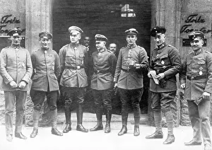 Pour: Pilots of the Richthofen fighterplane squadron 1918