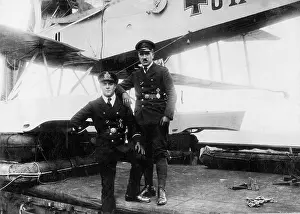 Stein: Pilots of the seaplane of the auxiliary cruiser Wolf