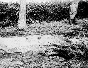 Forgery: The Piltdown man excavation site