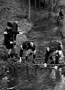 Succeeding: Pimpfs when building a jetty, 1934