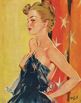 Erotic: Pin up girl by David Wright
