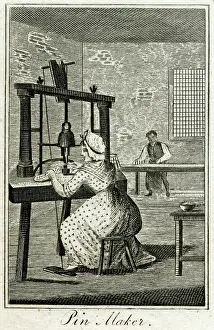 Workroom: Pin Makers at Work 1805
