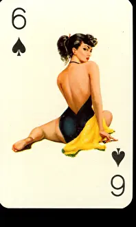 Halter: pin-up playing cards deck number 2 - 1950s