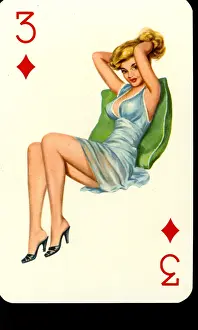 Sensual: pin-up playing cards deck number 2 - 1950s