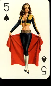 Torero: pin-up playing cards deck number 2 - 1950s