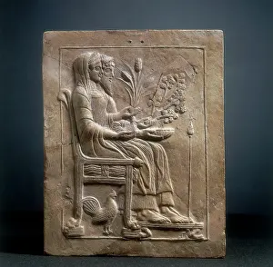 Persephone: Pinax, votive table in terracotta