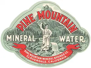 Towering: Pine Mountain Mineral Water Label