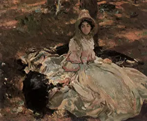 Sargent: The Pink Dress, by Singer Sargent