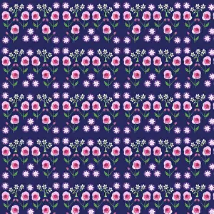 Florals: Pink roses repeating pattern