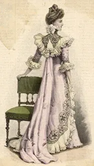 Chiffon: Pink Teagown 1899