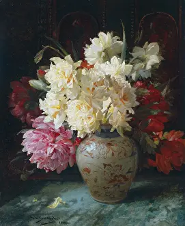 Jabez: Pink and Yellow Paeonies