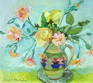Mcwhirter: Pinks in Jug ' flowers in a jug