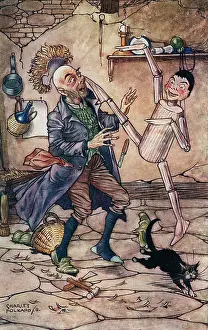 Charles Folkard: PINOCCHIO IS MADE