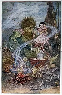 Charles Folkard: PINOCCHIO COOKED