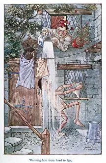 Doused: Pinocchio -- doused with water