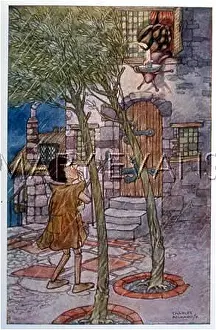 Charles Folkard: PINOCCHIO & THE SNAIL